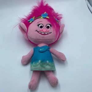 Troll Plush Poppy Doll DreamWorks Talking Squeeze Belly 2015